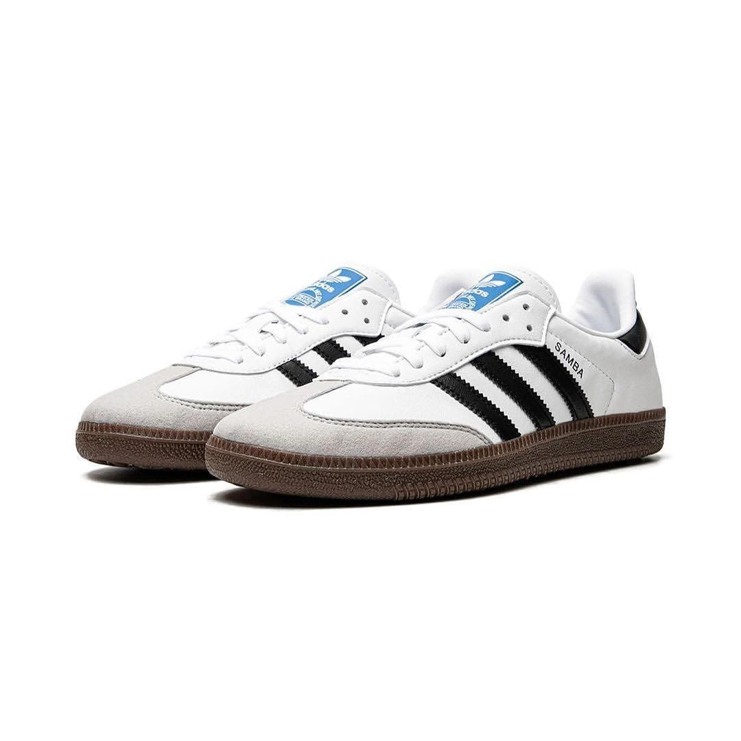 ADIDAS SAMBA ADV WHITE BLACK GUN